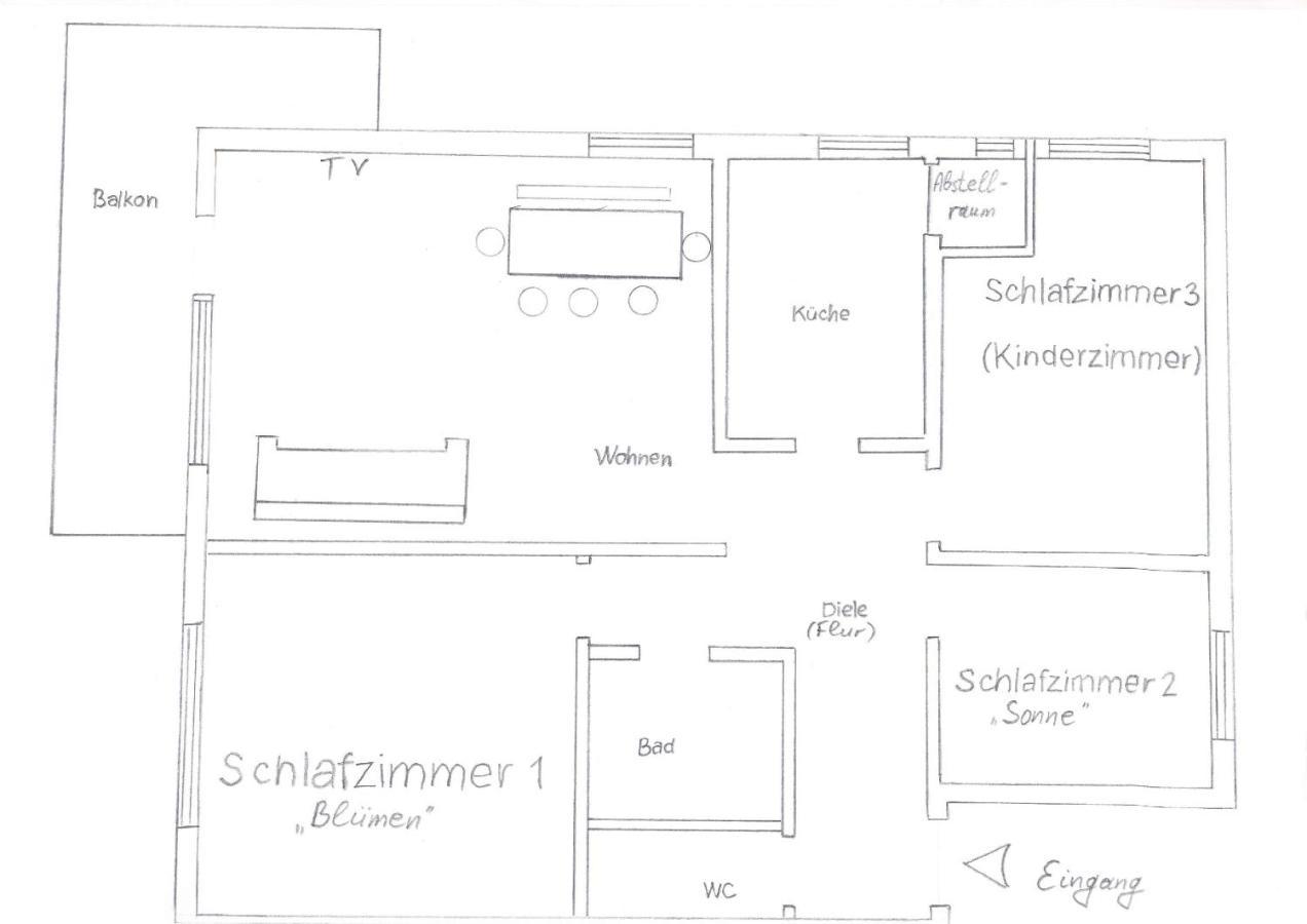 4-Zimmer Kinderfreundliche Ferienwohnung Friedrichshafen Eksteriør billede