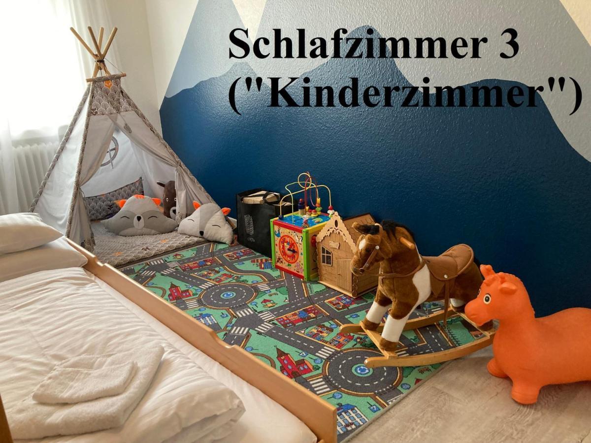 4-Zimmer Kinderfreundliche Ferienwohnung Friedrichshafen Eksteriør billede